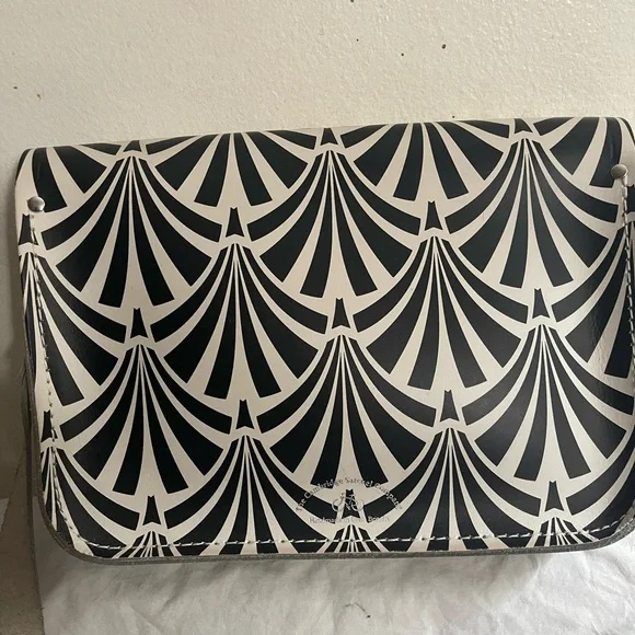 The Cambridge Satchel Company White and Black Patterned Women's Crossbody Bag - Picture 2 of 10